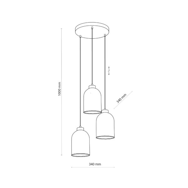 Visilica Miso Tre Transparent 7