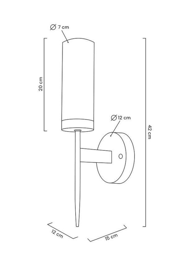 Zidna svjetiljka Torch 8