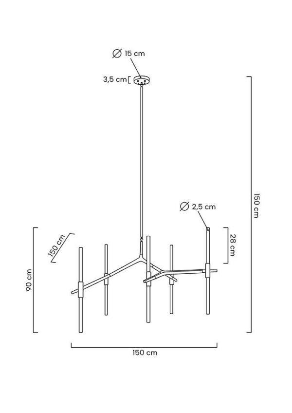 Visilica Candelabr 10 17